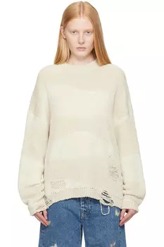 Свитер с запахом Our Legacy, белый