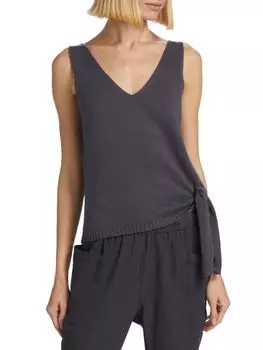 Свитер с завязками по бокам Berkeley, майка-майка Splendid, цвет Ash Navy