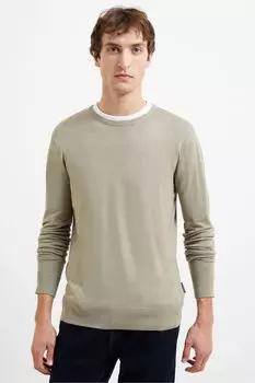 Свитер Sage с круглым вырезом French Connection, зеленый