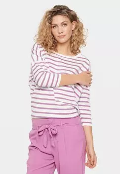 Свитер Saint Tropez Mikasz Striped, шелковица