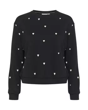 Свитер SAINT TROPEZ Sweatshirt Dagna, черный