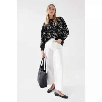 Свитер Salsa Jeans Detailed, бежевый