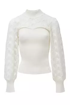 Свитер Salsa Jeans Kragen, белый