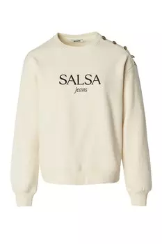 Свитер Salsa Jeans Sweatshirt, бежевый