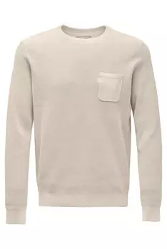 Свитер Salsa Jeans, светло-бежевый