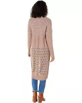 Свитер Saltwater Luxe London Long Sleeve Sweater Duster, цвет Mauve