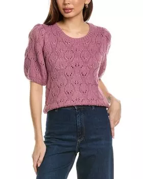 Свитер Saltwater Luxe Pointelle, фиолетовый