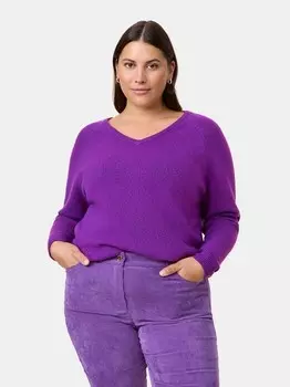 Свитер Samoon, фиолетовый