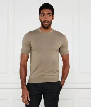 Свитер san carl-cv Slim fit Hugo, коричневый