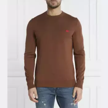 Свитер San Cassius стандартного кроя Hugo, коричневый