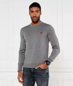 Свитер Сан Кассий Regular fit Hugo, серый