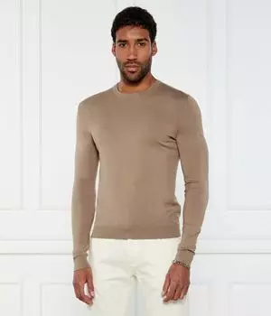 Свитер Сан Коди Slim fit Hugo, коричневый