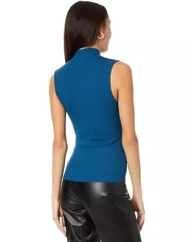Свитер Sanctuary Essential Sleeveless Mock Neck, цвет Blue Jewel