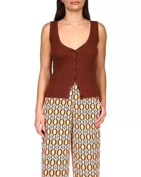 Свитер Sanctuary Sweetheart Rib Tank, цвет Rattan