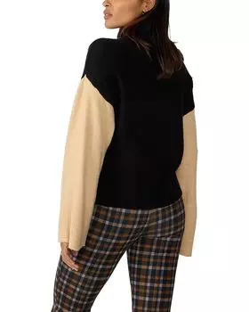 Свитер Sanctuary The Color-Block Sweater, цвет Red Cappuccino/Black