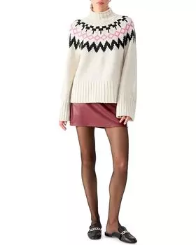 Свитер Sanctuary Tis The Season Fair Isle Sweater, цвет Toasted Marshmallow Multi