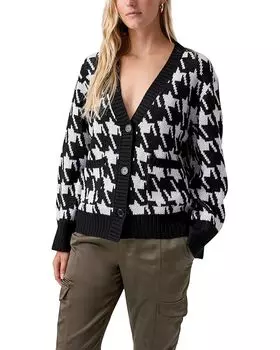 Свитер Sanctuary Warms My Heart Cardi, цвет Pulse Houndstooth