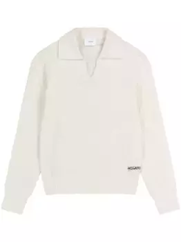 Свитер Scale с воротником поло Axel Arigato, нейтральный
