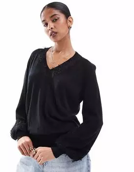 Свитер Scalpers Lara черного цвета