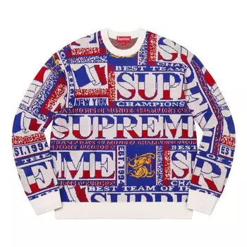 Свитер scarf sweater 'multi-color' Supreme, мультиколор