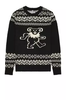 Свитер Schott NYC X Grateful Dead Dancing Bear, черный