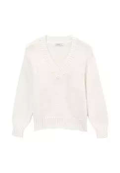 Свитер Scollo A V Calliope, белый деним