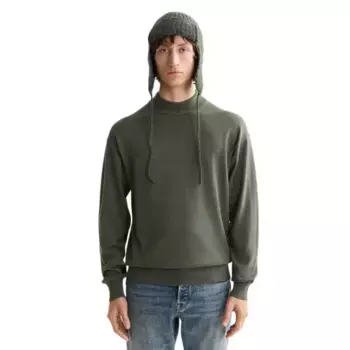 Свитер Scotch & Soda Dropped Shoulder Mock, зеленый