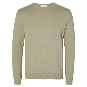 Свитер Selected Berg Crew Neck, зеленый