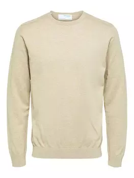 Свитер Selected BERG, песочный