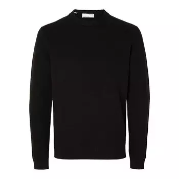 Свитер Selected Dane Crew Neck, черный