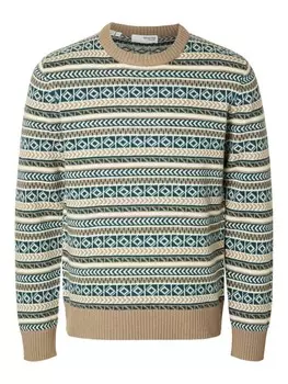 Свитер SELECTED HOMME Sweater FADE, цвет Brocade