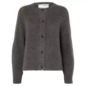 Свитер Selected Lulu Short Cardigan, бежевый