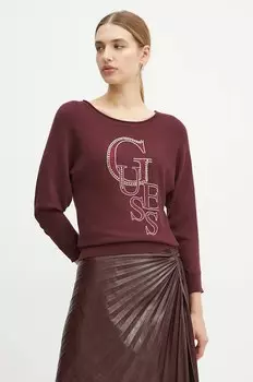 Свитер Selena Guess, бордовый