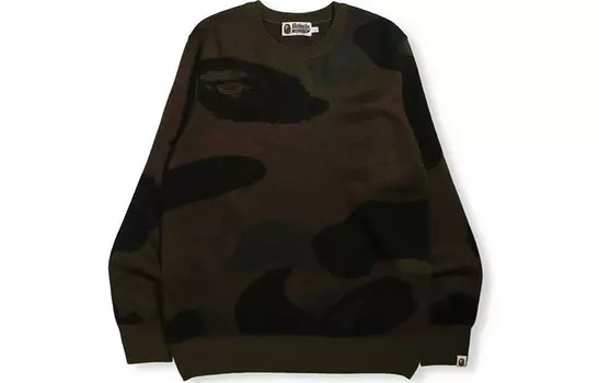 Свитер серии Ape Head для мужчин A Bathing Ape, желтый
