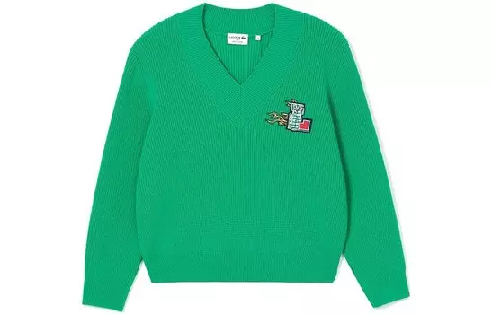 Свитер серии Holiday, женский, зеленый Lacoste