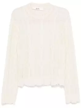 Свитер Sfr Solange, белый