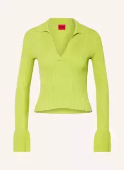 Свитер шаррено Hugo, зеленый