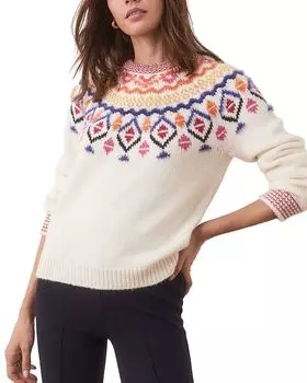 Свитер Shasta Crewneck Fair Isle Marine Layer, слоновая кость/кремовый
