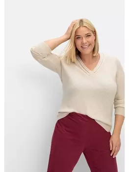 Свитер sheego, бежевый