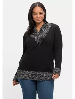 Свитер sheego by Joe Browns, черный