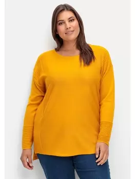 Свитер sheego, цвет curry