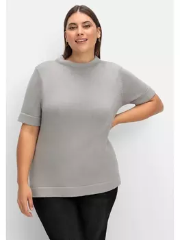 Свитер sheego, цвет steingrau