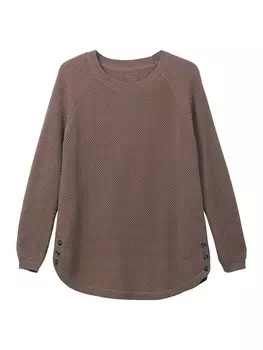 Свитер Sheego, коричневый