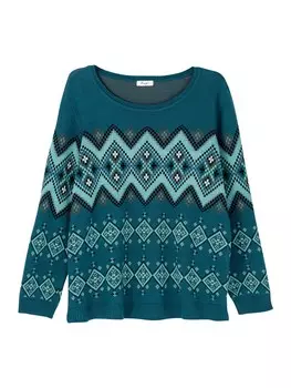 Свитер Sheego, синий