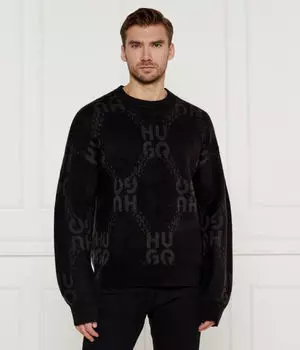 Свитер Шейн Regular fit Hugo, черный