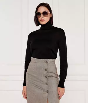 Свитер шерстяной Calvin Klein Regular Fit, черный