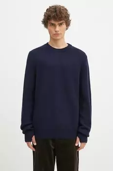 Свитер шерстяной Henning Merino Crew Norse Projects, темно-синий