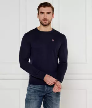 Свитер шерстяной Napapijri Damavand, синий