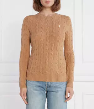 Свитер шерстяной Polo Ralph Lauren Julianna, коричневый