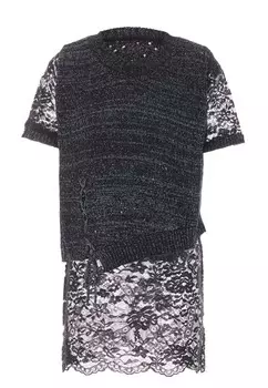 Свитер Sidona Sweater, черный/пятнистый черный